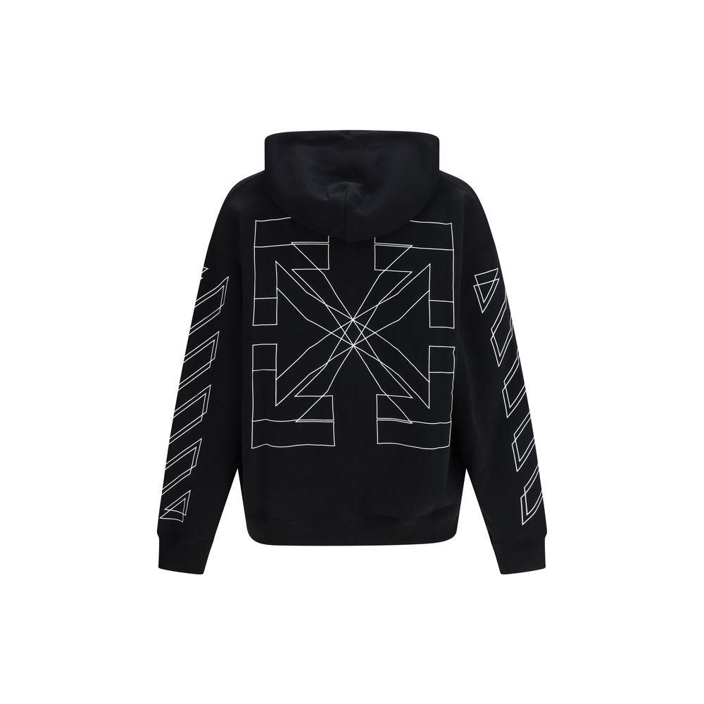 Off-White Black Cotton Sweatshirt - ClickThatClicks 