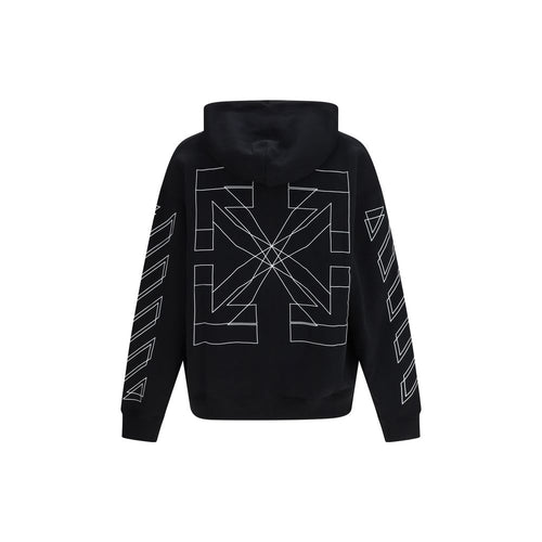 Off-White Black Cotton Sweatshirt - ClickThatClicks 