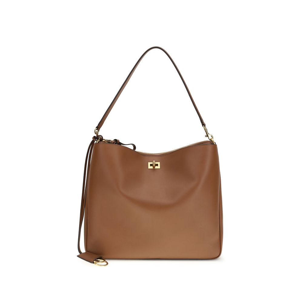 Balenciaga Beige Calf Leather Bos Taurus Shoulder Bag - ClickThatClicks 