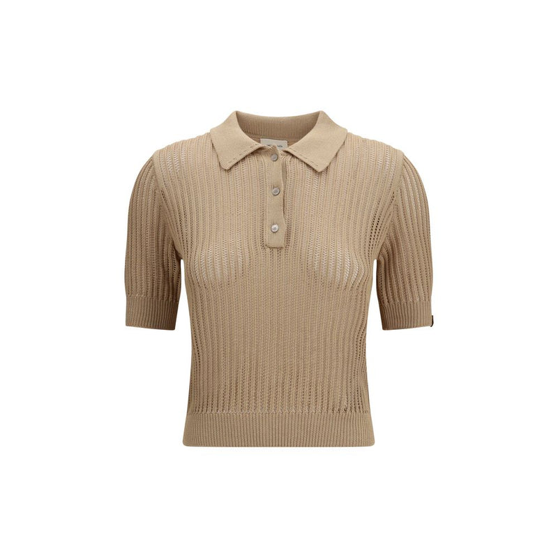 Jacob Cohen Beige Cotton Polo Shirt - ClickThatClicks 