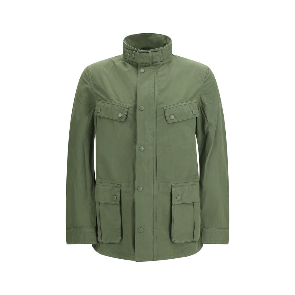 Barbour International Bicolor Cotton Coat - ClickThatClicks 