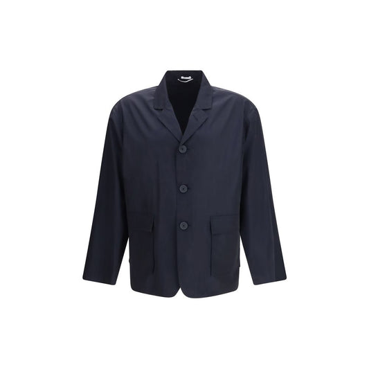 Thom Browne Blue Polyester Coat - ClickThatClicks 