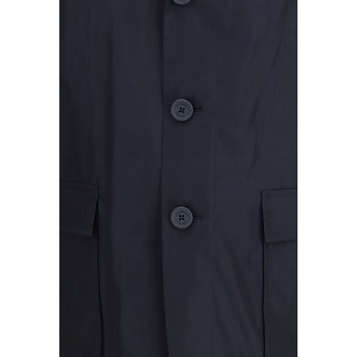 Thom Browne Blue Polyester Coat - ClickThatClicks 