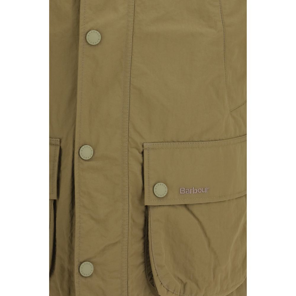 Barbour Beige Polyamide Rain Coat - ClickThatClicks 