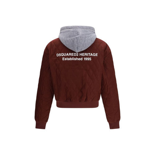 Dsquared² Bordeaux Fabric Bomber - ClickThatClicks 