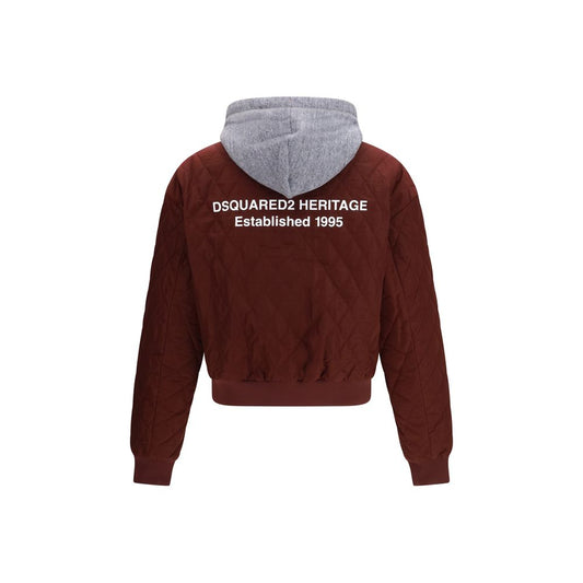 Dsquared² Bordeaux Fabric Bomber - ClickThatClicks 