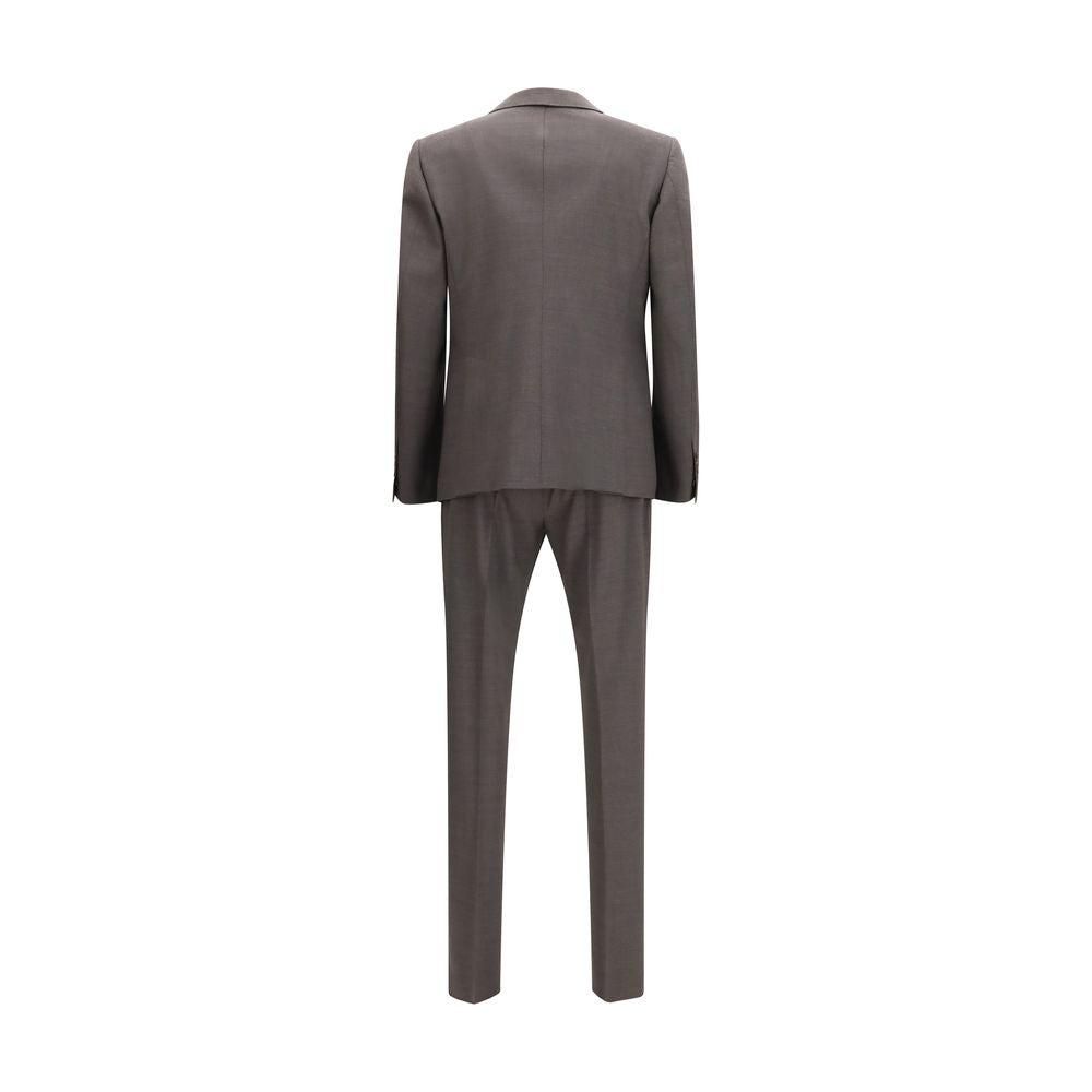 Dsquared² Gray Fleece Wool Two-Piece Suit - ClickThatClicks 