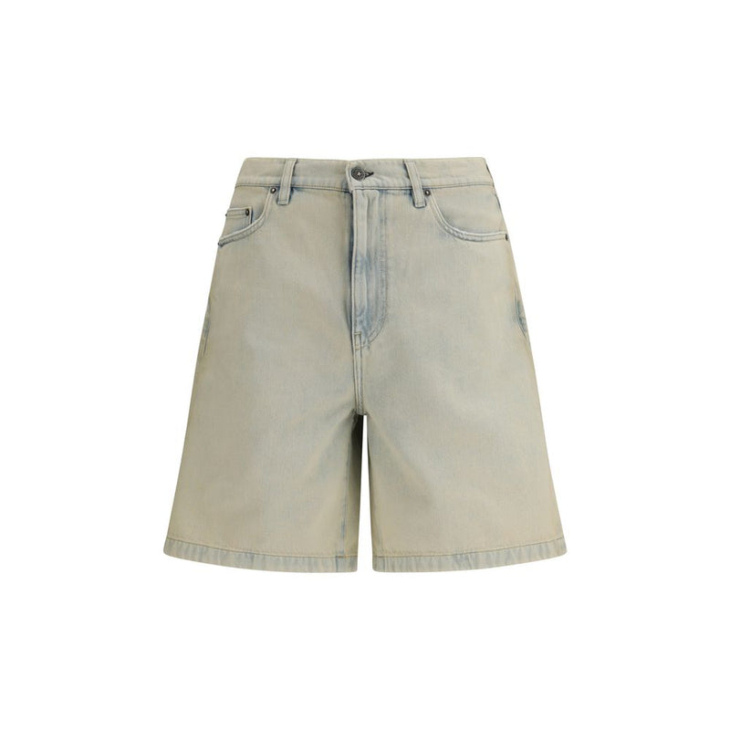 Golden Goose Blue Cotton Bermuda Shorts - ClickThatClicks 