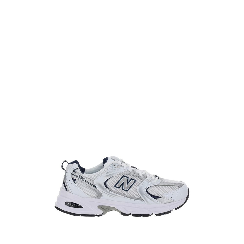 New Balance White Polyethylene Athletic Sneakers - ClickThatClicks 