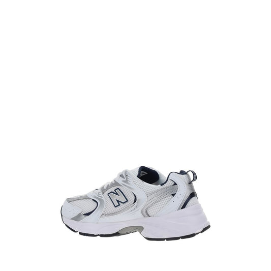 New Balance White Polyethylene Athletic Sneakers - ClickThatClicks 