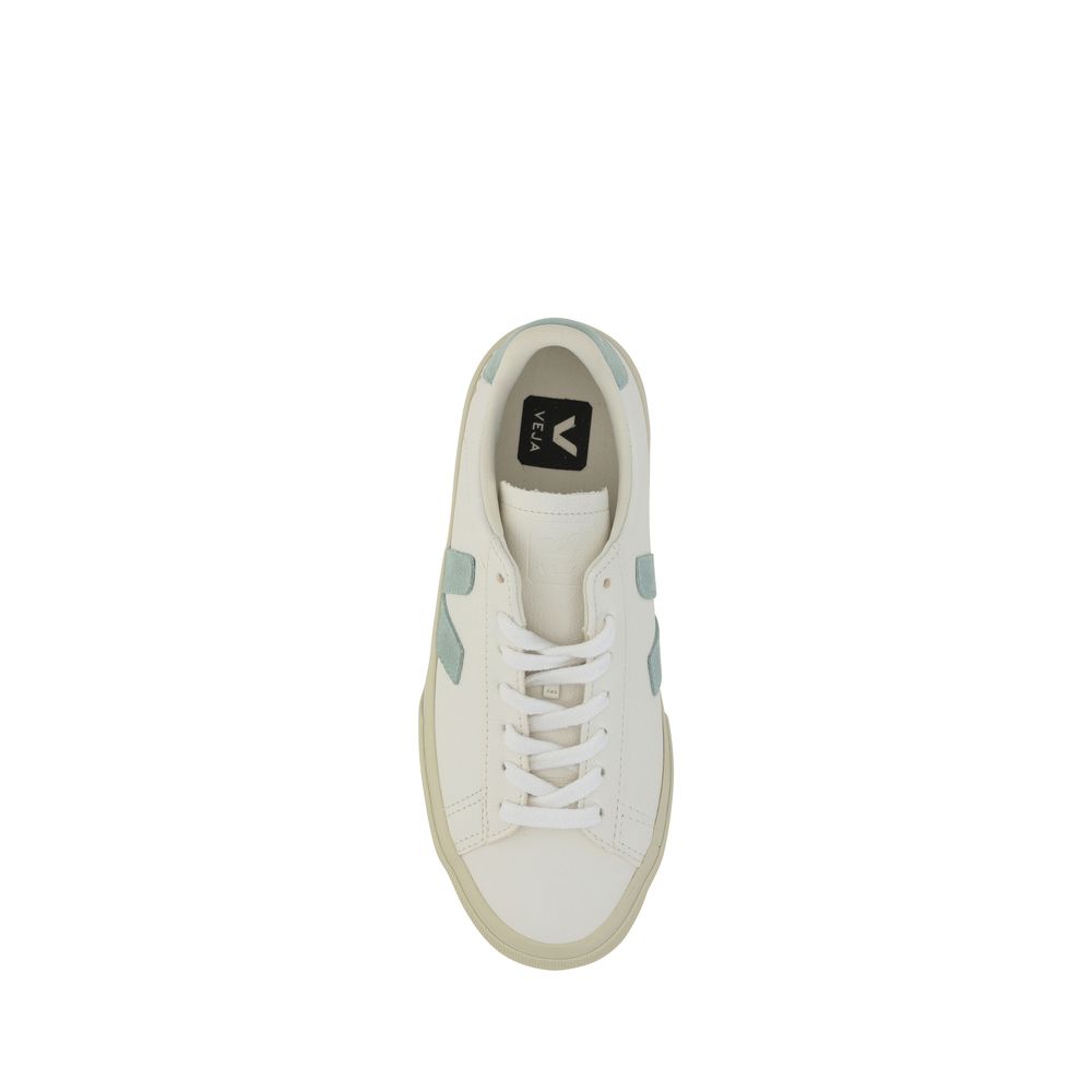 Veja White Rubber Low Top Sneakers - ClickThatClicks 