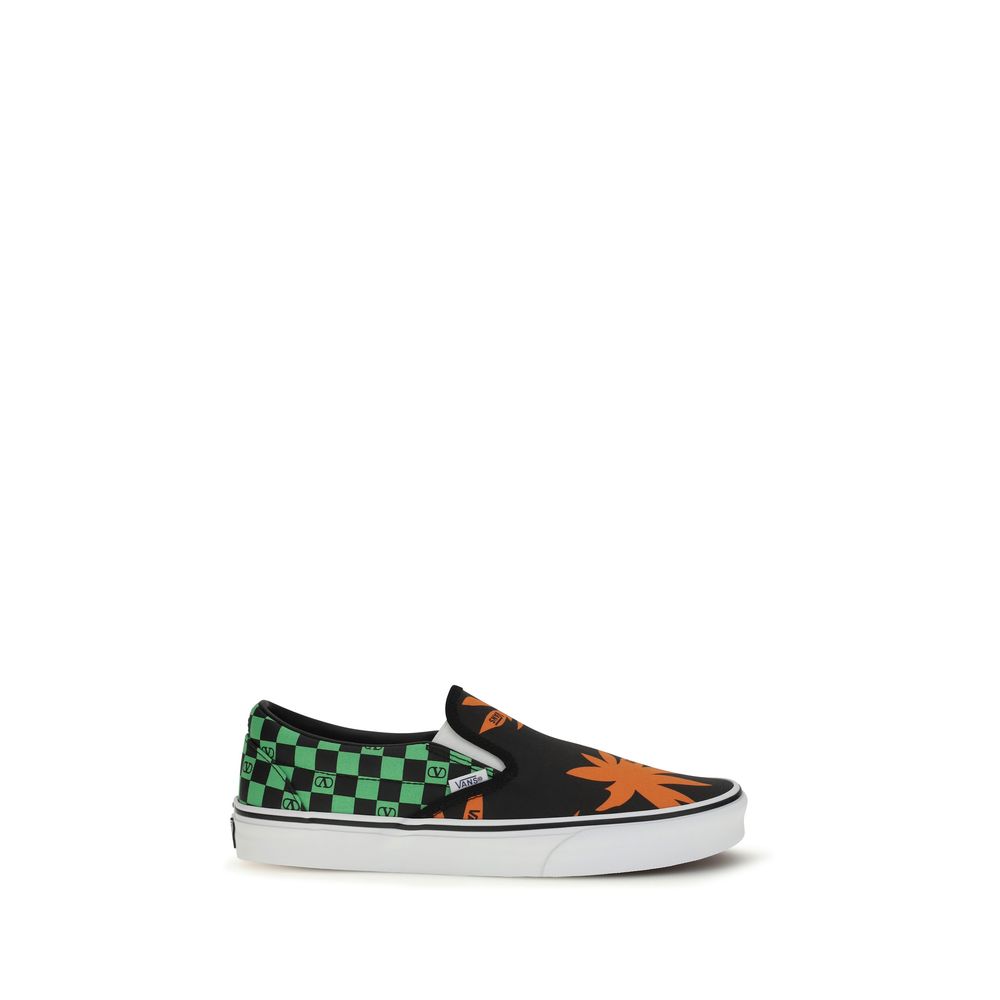 Valentino Garavani Multicolor Cotton Low Top Sneakers - ClickThatClicks 