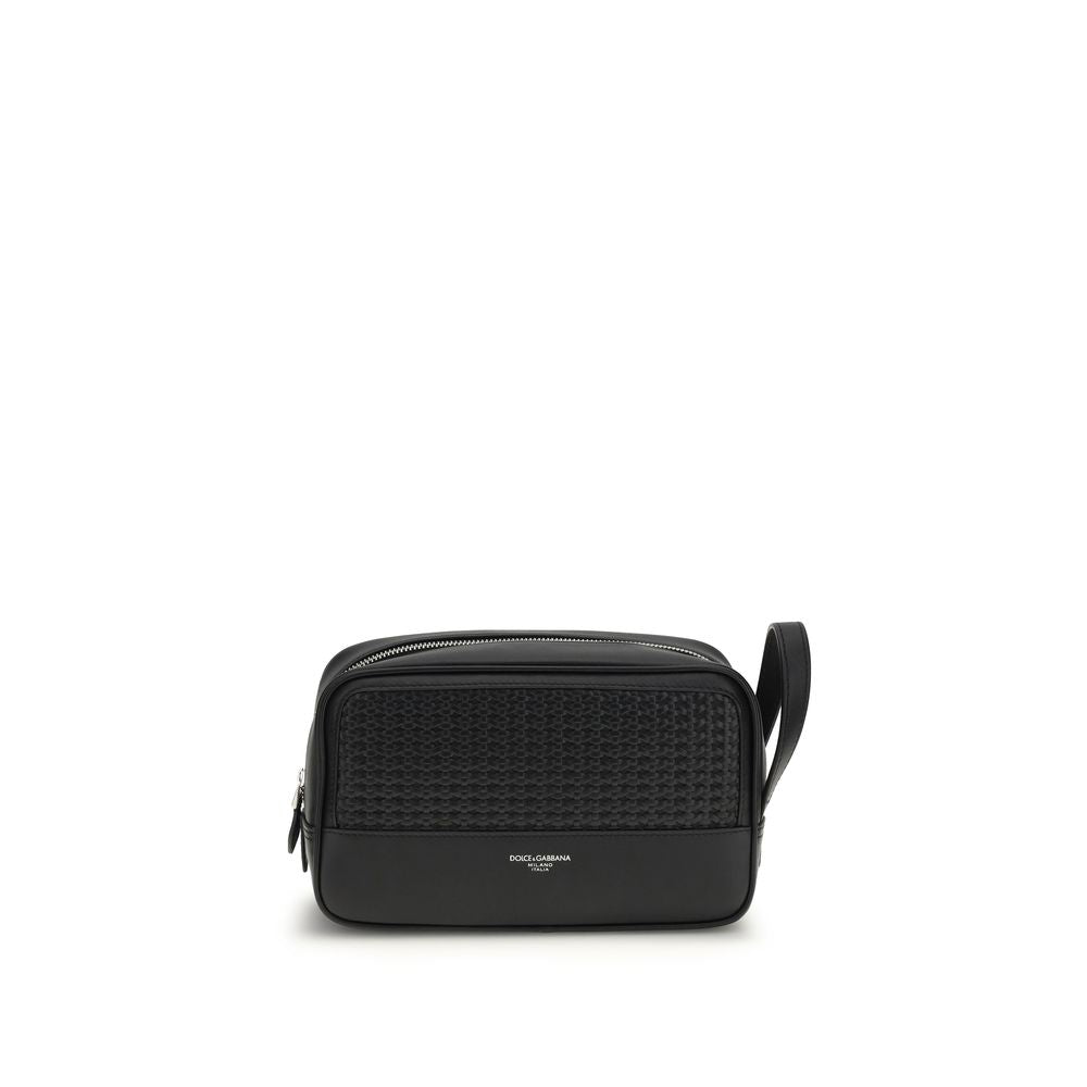 Dolce & Gabbana Black Calf Leather Bos Taurus Accessories - ClickThatClicks 