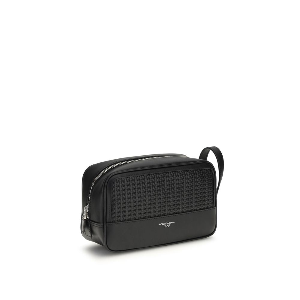 Dolce & Gabbana Black Calf Leather Bos Taurus Accessories - ClickThatClicks 