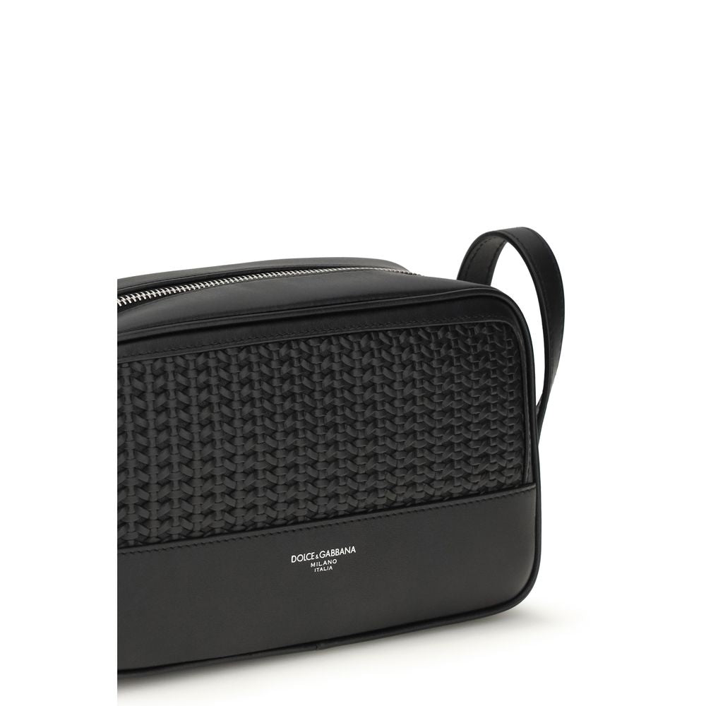 Dolce & Gabbana Black Calf Leather Bos Taurus Accessories - ClickThatClicks 