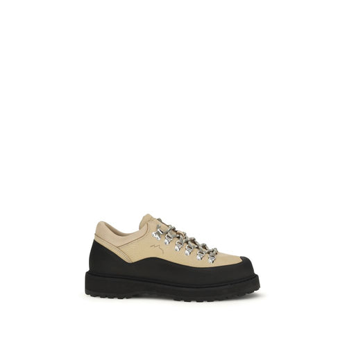 Diemme Beige Calf Leather Bos Taurus Lace-Up Boots - ClickThatClicks 