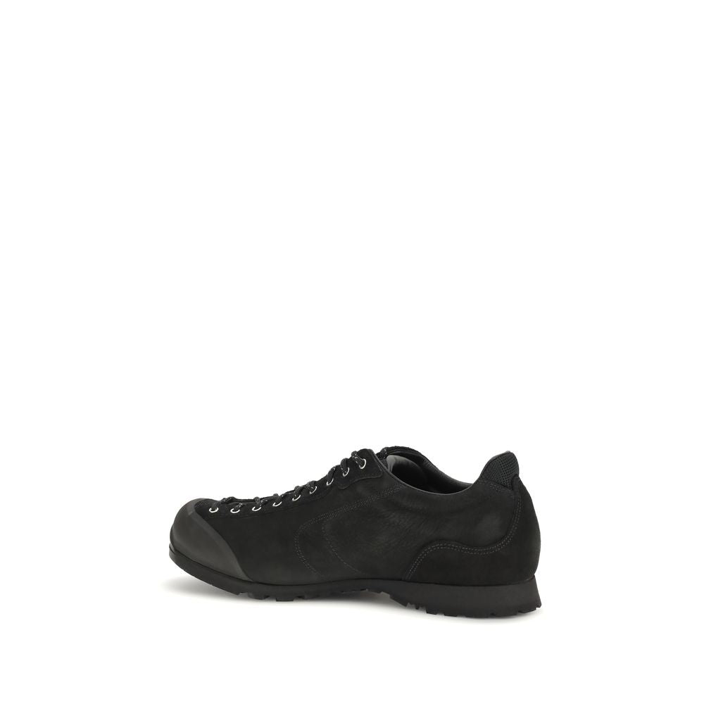 Diemme Black Calf Leather Bos Taurus Athletic Sneakers - ClickThatClicks 
