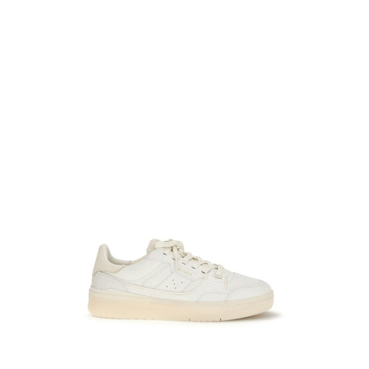 Axel Arigato White Calf Leather Bos Taurus Low Top Sneakers - ClickThatClicks 