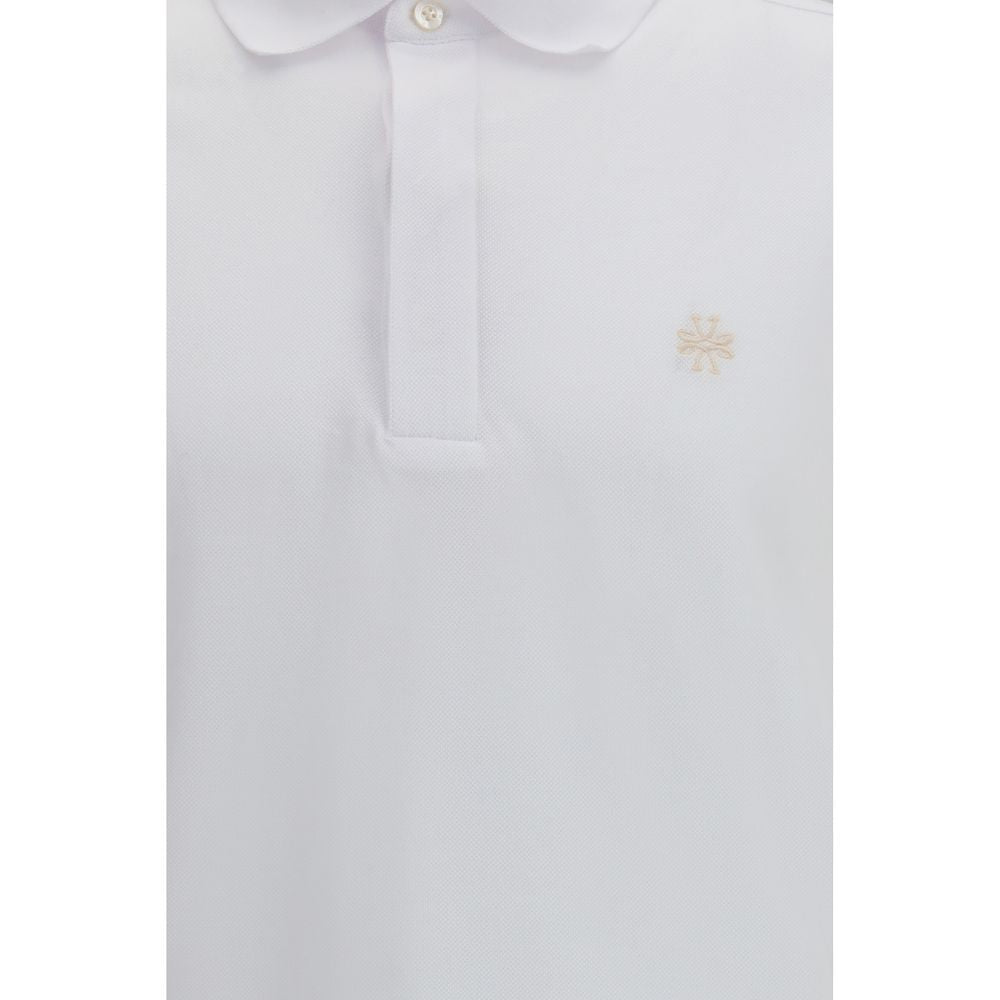 Jacob Cohen White Cotton Polo Shirt - ClickThatClicks 