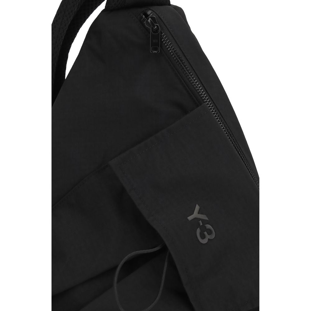 Y-3 Black Polyamide Backpack - ClickThatClicks 