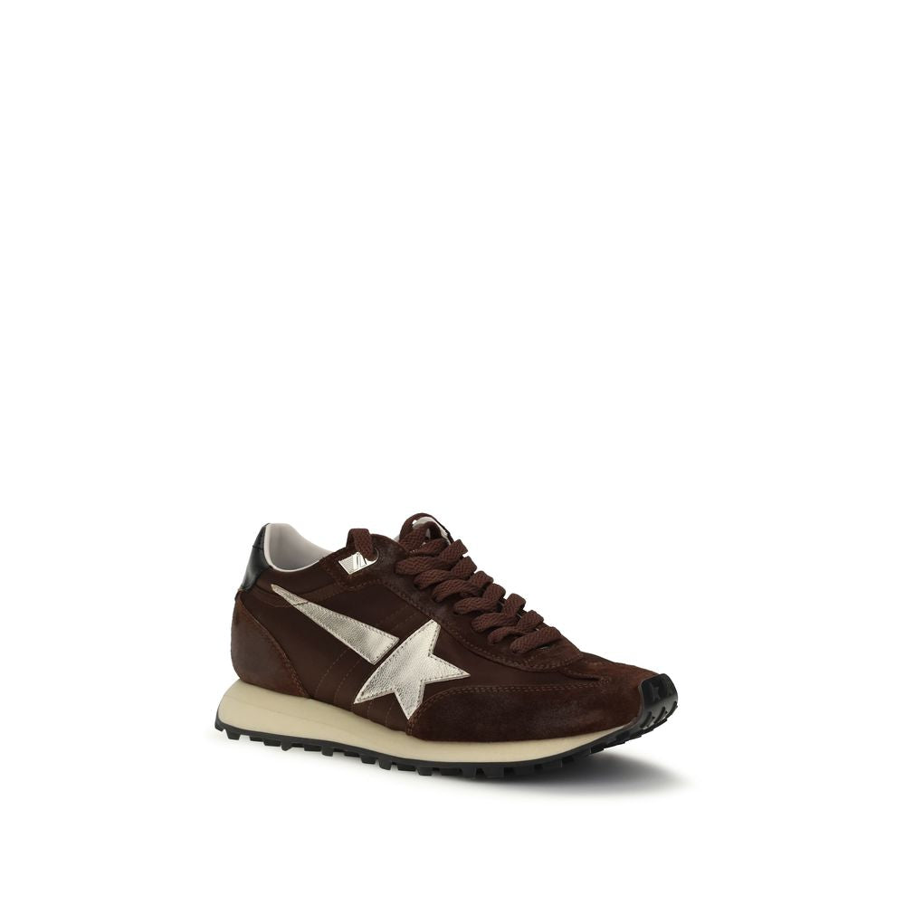 Golden Goose Brown Calf Leather Bos Taurus Athletic Sneakers - ClickThatClicks 