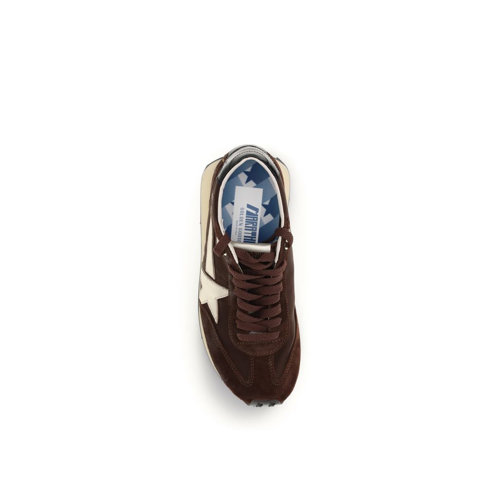 Golden Goose Brown Calf Leather Bos Taurus Athletic Sneakers - ClickThatClicks 