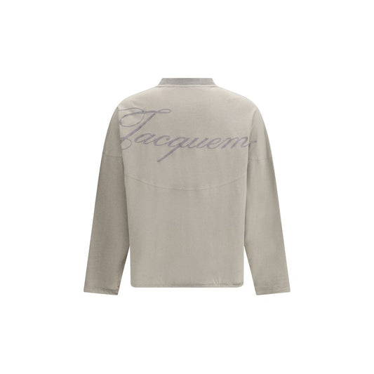 Jacquemus Gray Cotton Long Sleeve T-Shirt - ClickThatClicks 