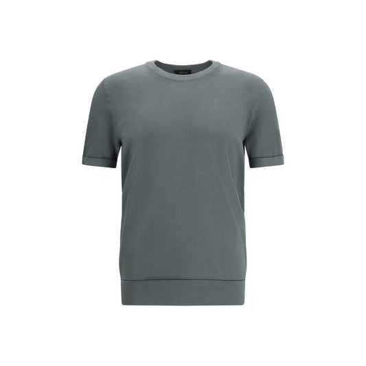 Brioni Bicolor Cotton T-Shirt - ClickThatClicks 