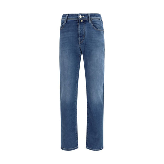 Jacob Cohen Blue Cotton Slim Fit Jeans - ClickThatClicks 