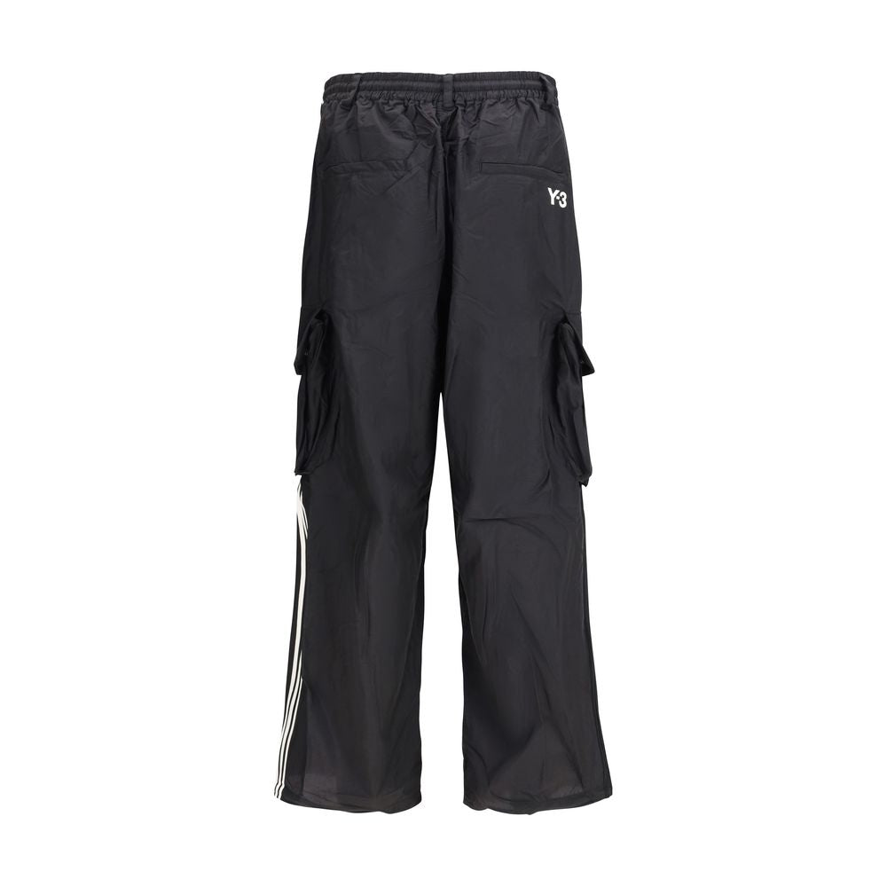 Y-3 Black Polyamide Cargo Pants - ClickThatClicks 