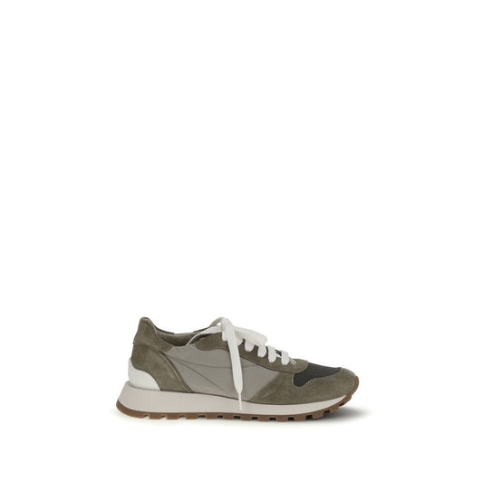 Brunello Cucinelli Bicolor Polyester Athletic Sneakers - ClickThatClicks 