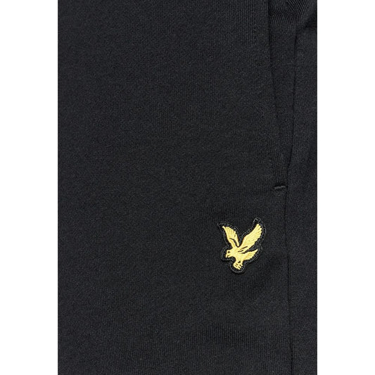 Lyle & Scott Black Cotton Bermuda Shorts - ClickThatClicks 