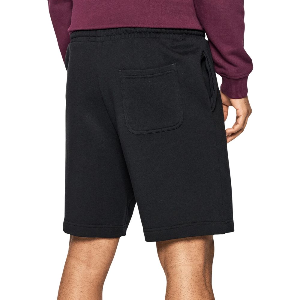 Lyle & Scott Black Cotton Bermuda Shorts - ClickThatClicks 