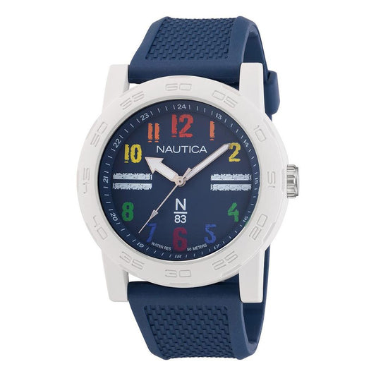 NAUTICA Blue Synthetic Sport Watch - ClickThatClicks 