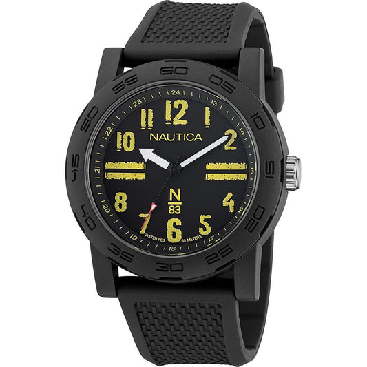 NAUTICA Black Synthetic Sport Watch - ClickThatClicks 