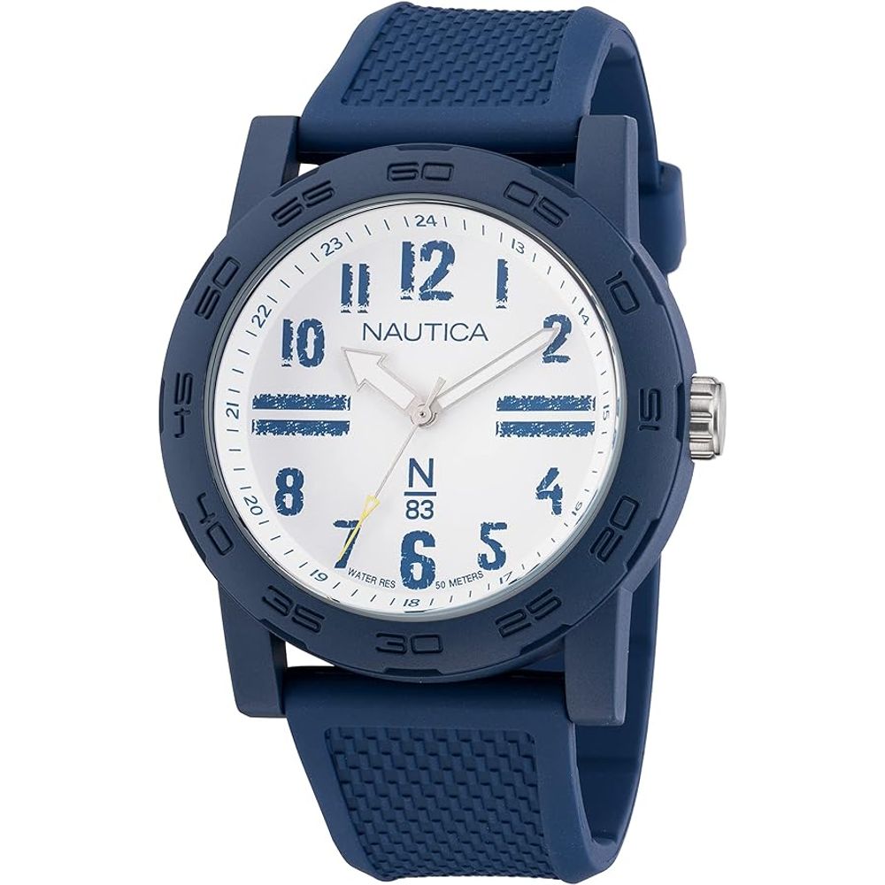 NAUTICA Blue Synthetic Sport Watch - ClickThatClicks 