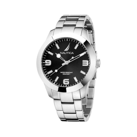 NAUTICA Gray Stainless Steel Dress Watch - ClickThatClicks 