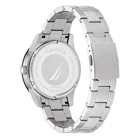 NAUTICA Gray Stainless Steel Dress Watch - ClickThatClicks 