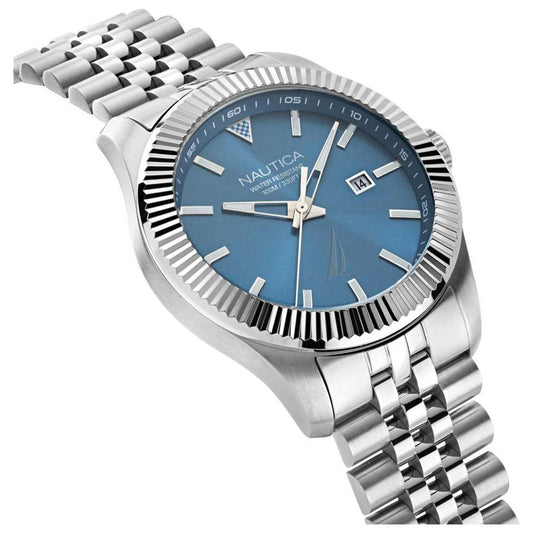 NAUTICA Gray Stainless Steel Dress Watch - ClickThatClicks 