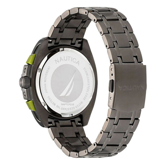 NAUTICA Gray Stainless Steel Sport Watch - ClickThatClicks 