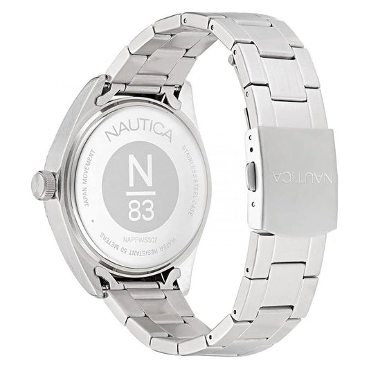 NAUTICA Gray Stainless Steel Dress Watch - ClickThatClicks 