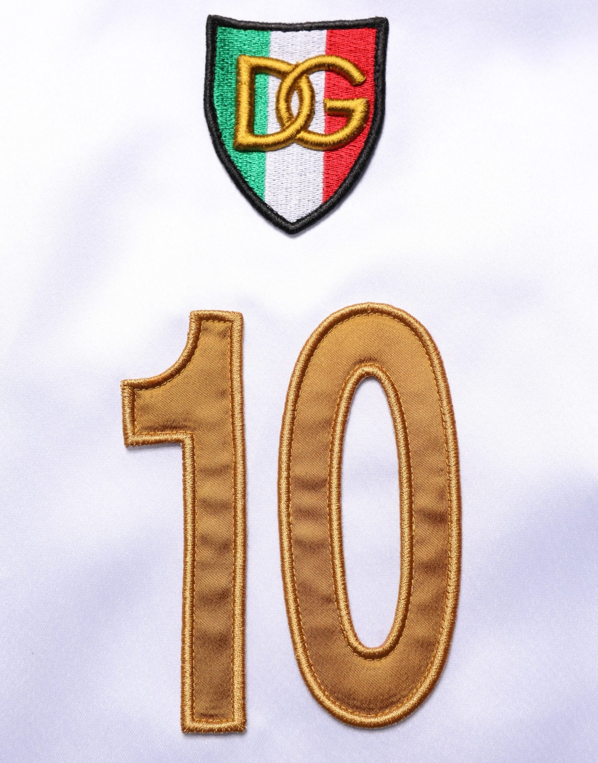 Dolce & Gabbana Multicolor Italia DG Logo Satin Tank T-shirt - ClickThatClicks 