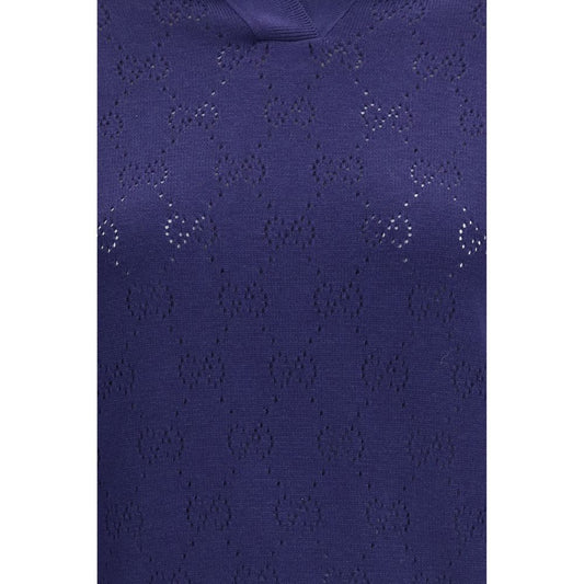 Gucci Blue Silk Top - ClickThatClicks 