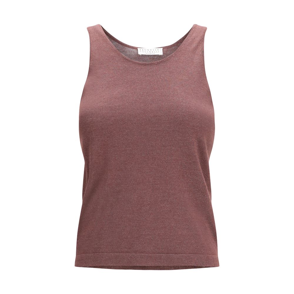 Brunello Cucinelli Bordeaux Cashmere Top - ClickThatClicks 