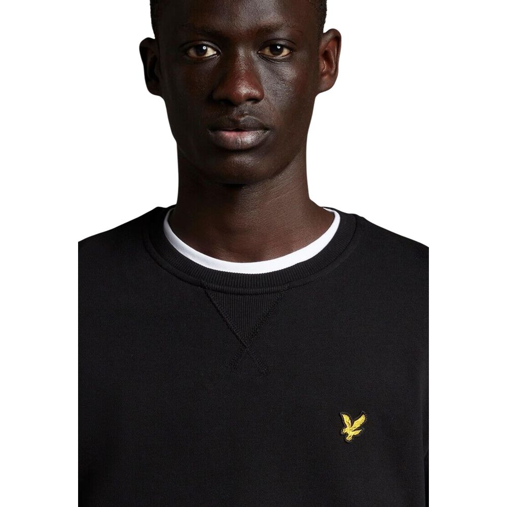 Lyle & Scott Black Cotton Sweatshirt - ClickThatClicks 