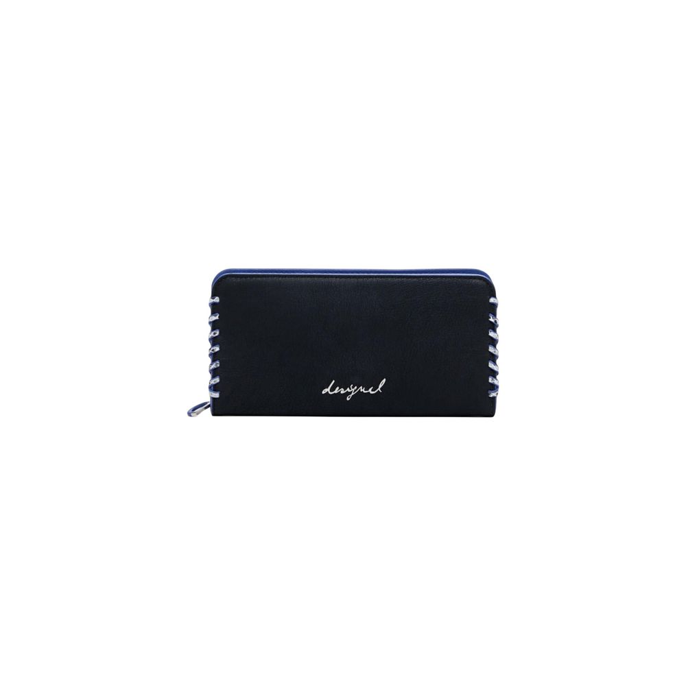 Desigual Black Polyethylene Wallet - ClickThatClicks 