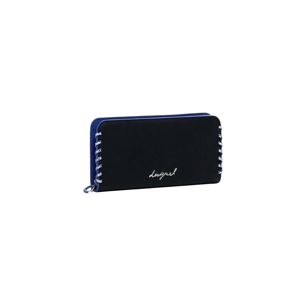 Desigual Black Polyethylene Wallet - ClickThatClicks 