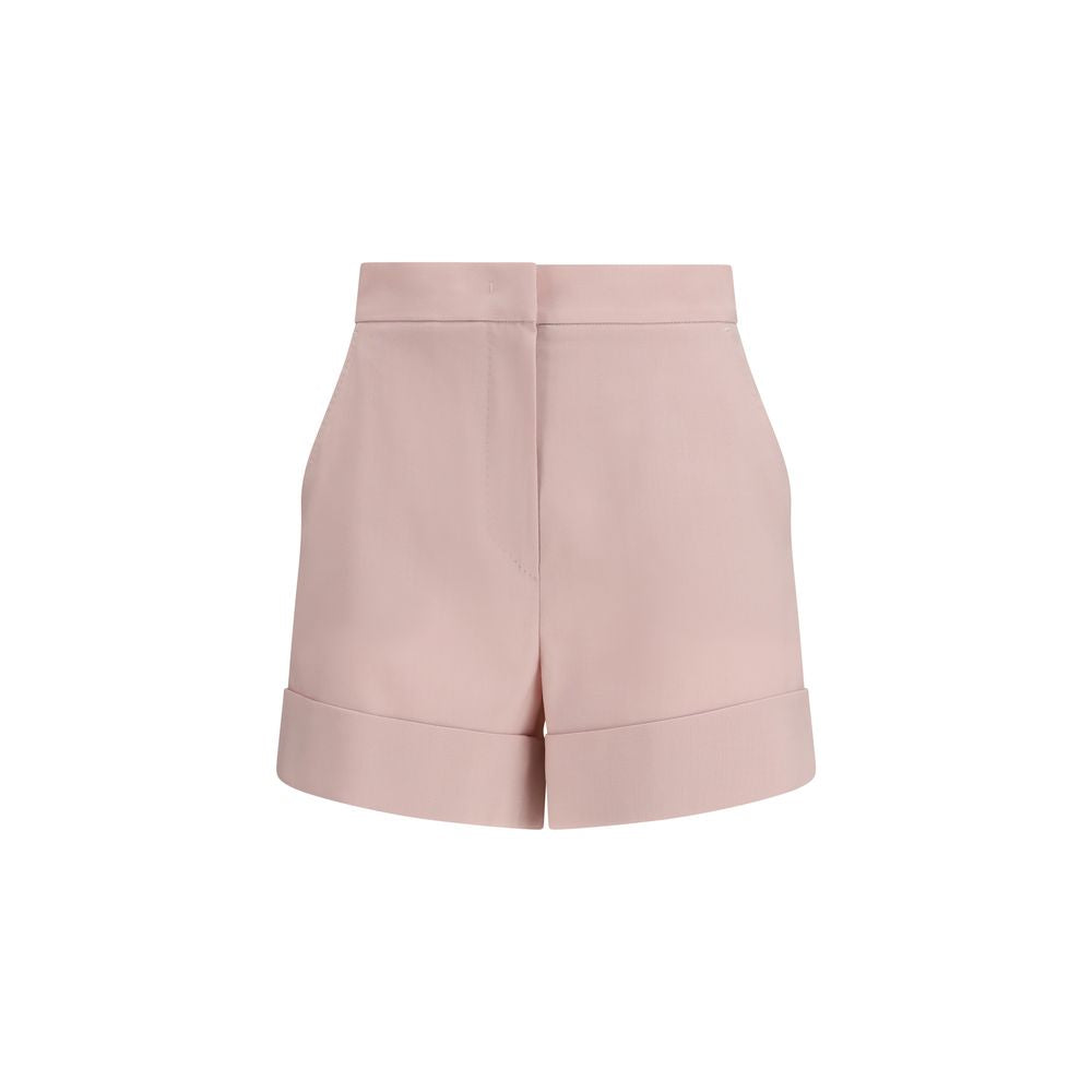 Max Mara Multicolor Fleece Wool Bermuda Shorts - ClickThatClicks 
