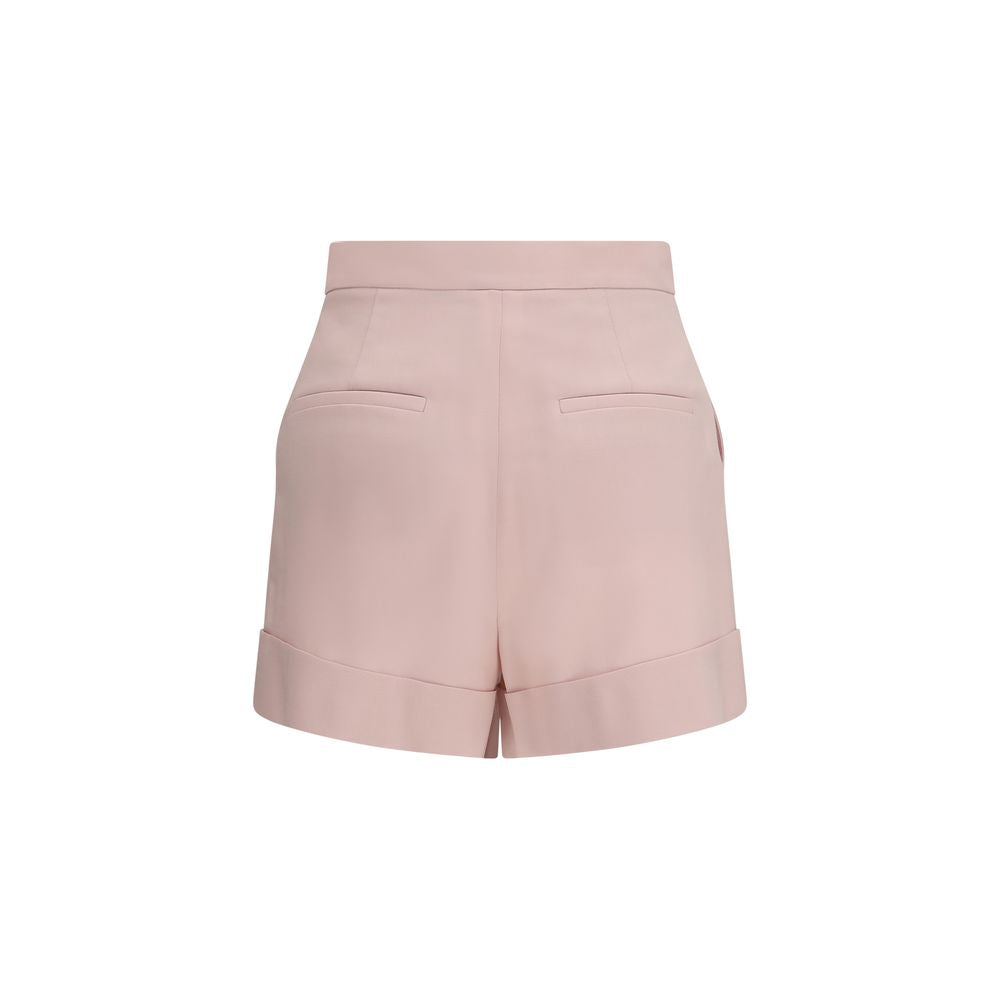 Max Mara Multicolor Fleece Wool Bermuda Shorts - ClickThatClicks 