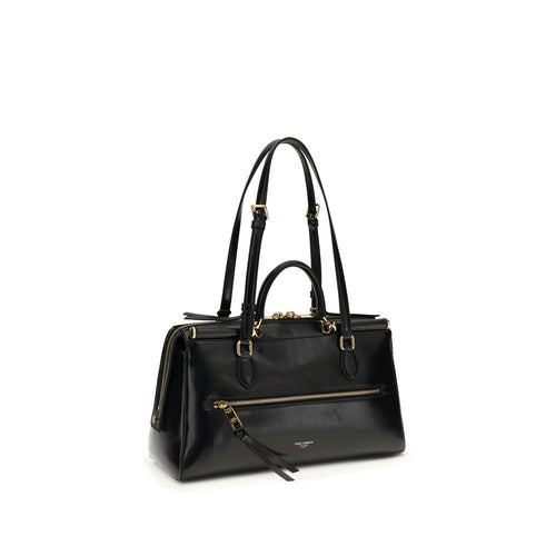Dolce & Gabbana Black Calf Leather Bos Taurus Shoulder Bag - ClickThatClicks 